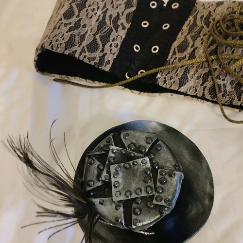 Steampunk carnival costume used, size small - medium