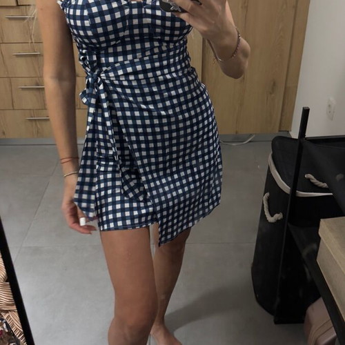Summer dress Shein blue size S like new, worn twice