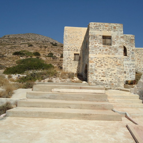 Stone Detached House in Sikinos Cyclades with Sea View