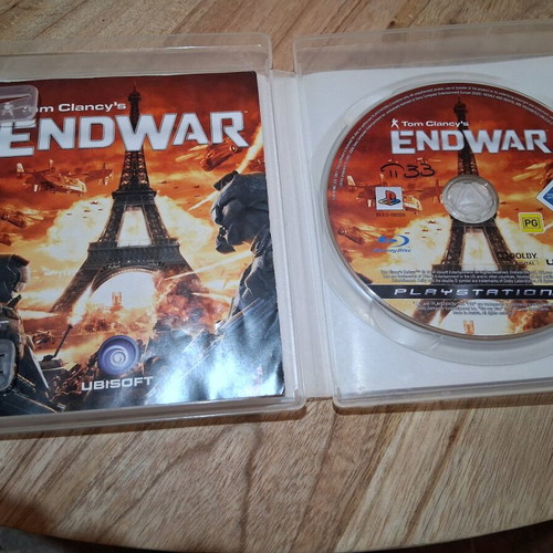 End War PS3 game like new