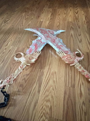 3D εκτυπωμένες Λεπίδες του Χάους από God of War, καινούργιες