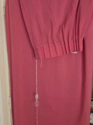 Bedroom curtains set of 2 pieces fuchsia, like new