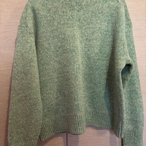 Whistles light green sweater 38% wool like new