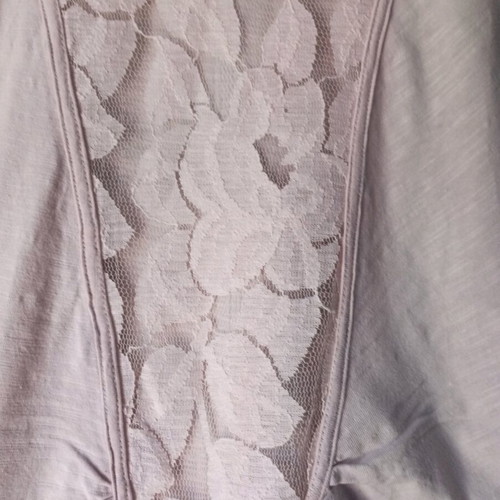 Admiral sleeveless vintage top with lace back, like new, pink