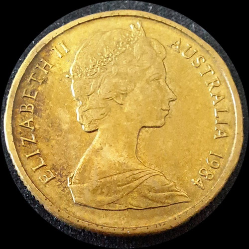 1 Australian Dollar 1984 used, rare collectible