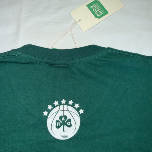 Authentic collector Panathinaikos BC "Road to Abu Dhabi" T-shirt Large new