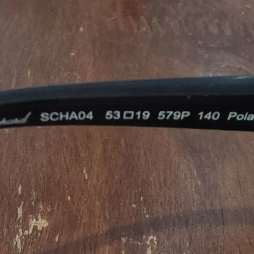 Chopard SCHA04 sunglasses used, black luxury eyewear