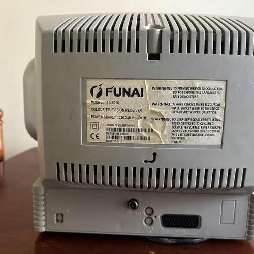Funai 14" TV 14A-6010 like new