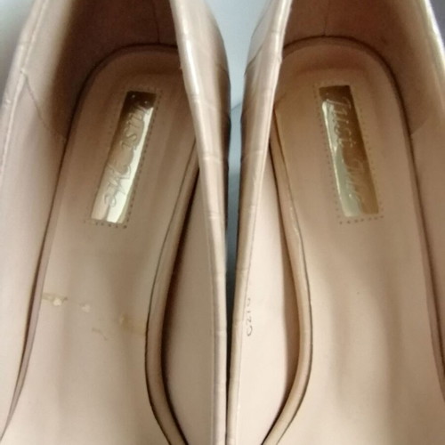 Just Me pumps size 38 beige heel height 6.5 cm like new