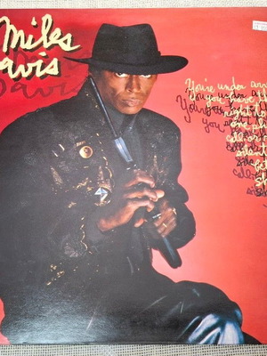 Miles Davis You're Under Arrest LP like new, jazz