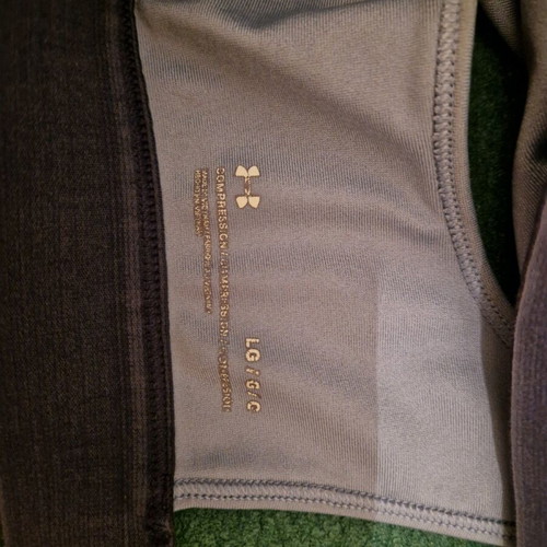 Under Armour Sports Bra like new, size L, gray and pink