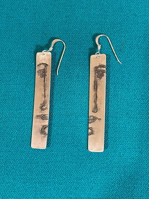 Handmade silver 925 earrings new