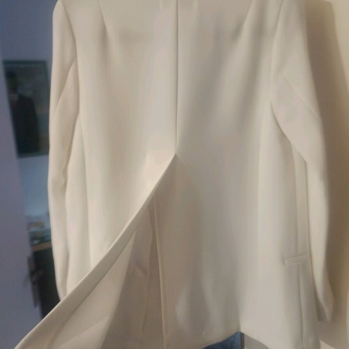 Bershka white blazer straight fit like new, size S