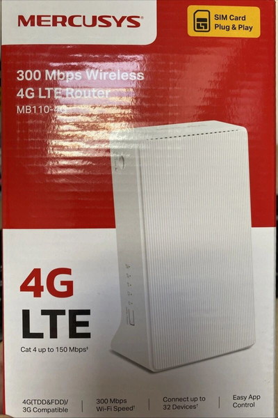 4G/5G απεριόριστο internet + 300 Mbps Wireless N 4G LTE Router