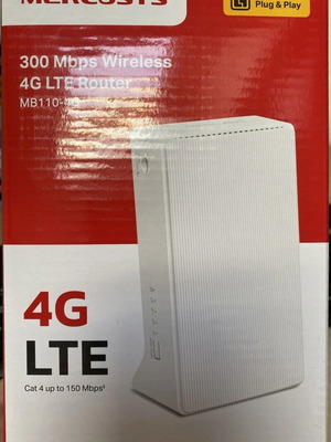 4G/5G απεριόριστο internet + 300 Mbps Wireless N 4G LTE Router