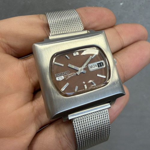 Seiko 5 TV Vintage Automatic watch, 21 Jewels, 1974