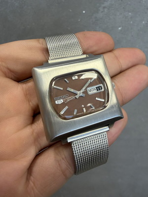 Seiko 5 TV Vintage Automatic watch, 21 Jewels, 1974