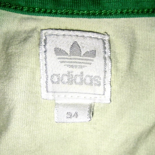 Adidas green tie dye top XS
