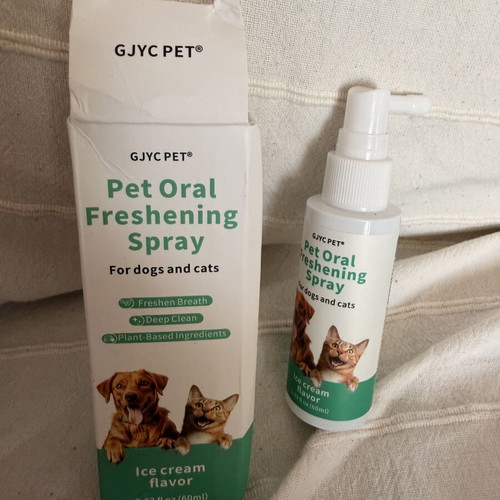 Pet Oral Freshening Spray ice cream flavor new
