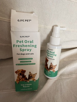Pet Oral Freshening Spray με άρωμα παγωτού καινούργιο