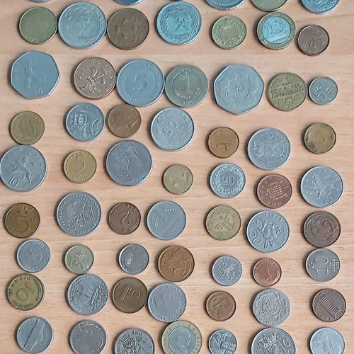 Συλλογή 69 νομισμάτων μεταχειρισμένη από 21 χώρες