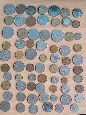 Συλλογή 69 νομισμάτων μεταχειρισμένη από 21 χώρες