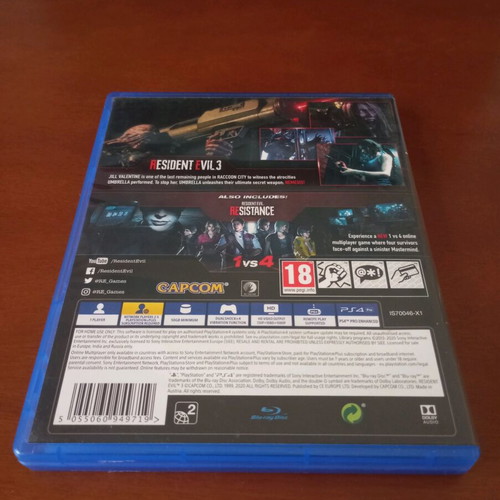 Resident Evil 3 PS4 like new
