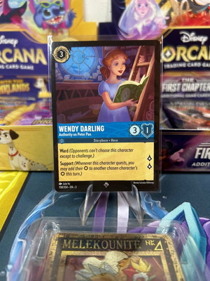 Κάρτα Wendy Darling Lorcana σε θήκη