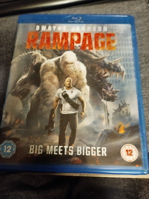 Rampage Blu-ray like new with subtitles in multiple languages