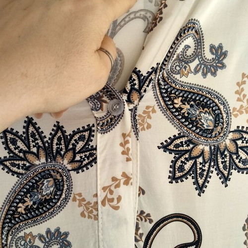 Boho dress made in Italy 100% viscose XL new
