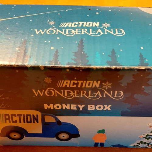 Action Wonderland ceramic money box truck
