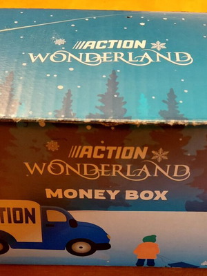 Action Wonderland ceramic money box truck