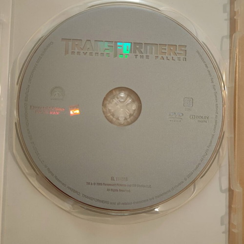 Transformers Revenge of the Fallen DVD used with subtitles