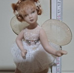 Porcelain fairy doll like new, romantic decoration