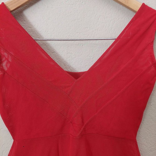 Fairy Creations transparent dance dress one size like new, red