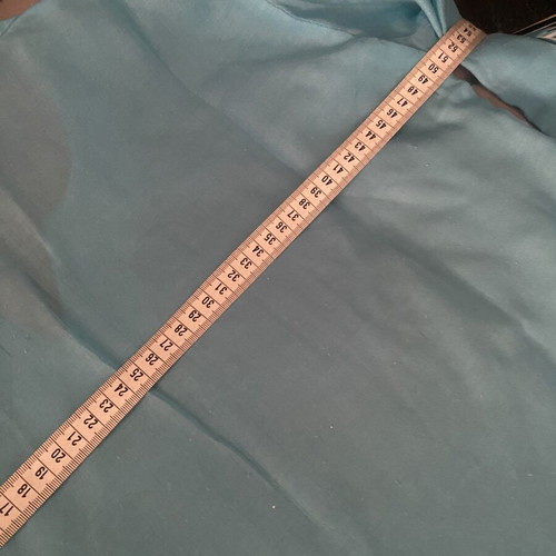 Indian cotton tunic kaftan like new, turquoise blue with embroidery
