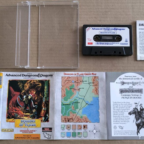 Dragons Of Flame (AD&D) Amstrad cassette like new