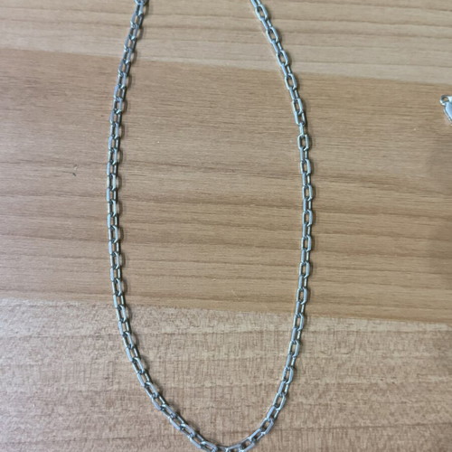 Sterling silver necklace chain 925, 50cm, 15.5g like new