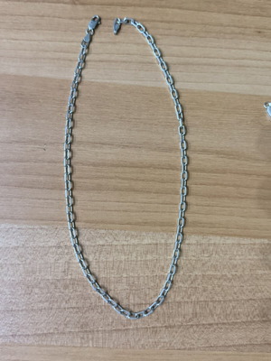 Sterling silver necklace chain 925, 50cm, 15.5g like new