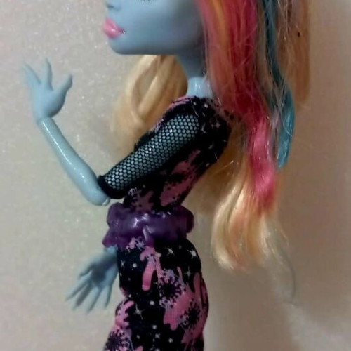 Monster High Abbey Bominable Coffin Bean doll used Mattel 2014