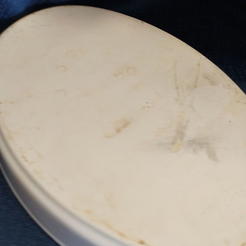 Heat-resistant oval baking dish used, 38x26cm