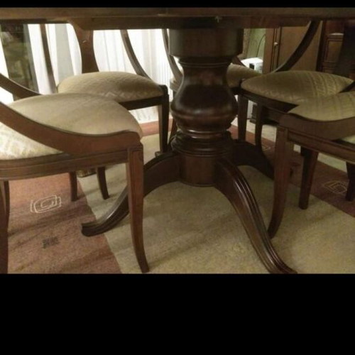 Solid wood dining set used, excellent condition