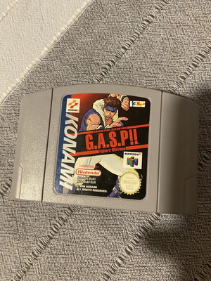 Nintendo 64 game G.A.S.P!! like new cartridge