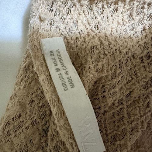 Zara Mermaid Dress like new, beige, size M