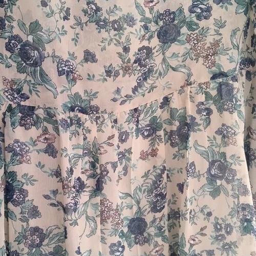 Free People Everything and More Floral Chiffon Mini Dress like new, size L