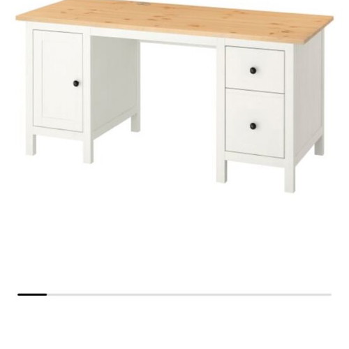 Γραφείο Hemmes IKEA σαν καινούργιο, ξύλινο σκούρο καφέ 0,65x1,55