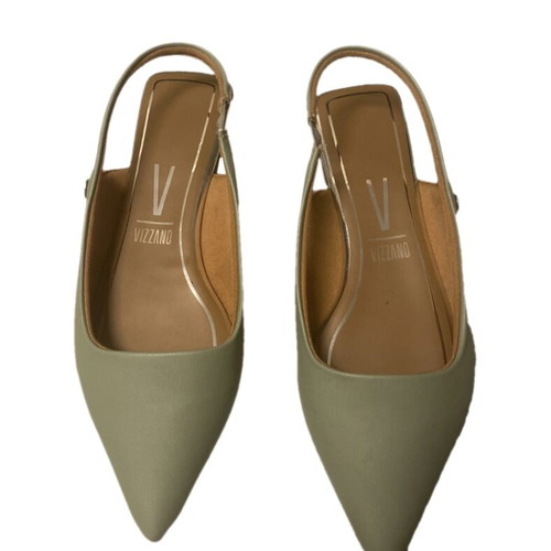 Vizzano leather flats new, with anti-slip sole, mint color