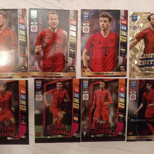 Adrenalyn XL 2025 Panini cards Bayern Munchen like new