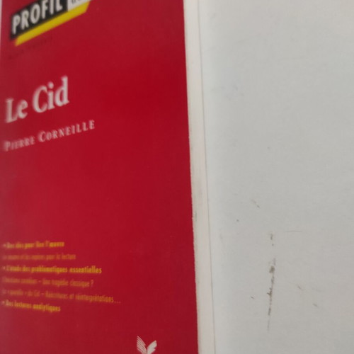 Le Cid book like new, French language