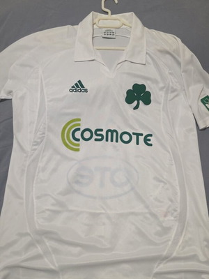 Panathinaikos Commemorative 100 Years 2008-2009 White Jersey Like New Size XL